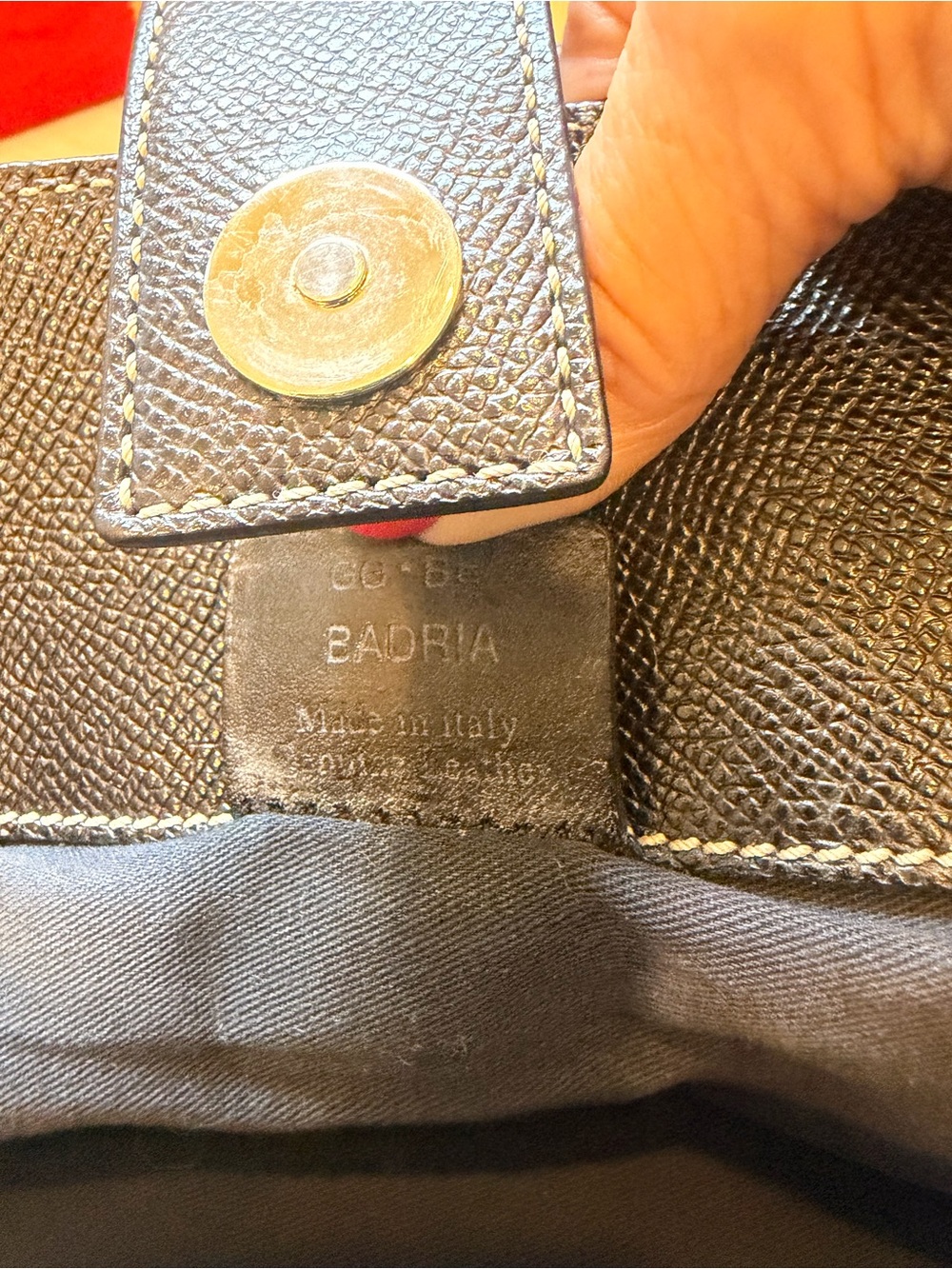 Bally Switzerland Black Embossed Leather Tote Bag Italy - Picture 11 of 11